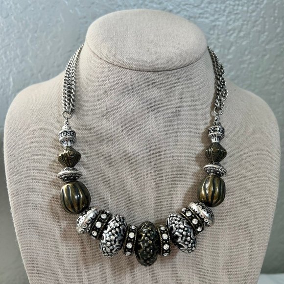 Premier Designs | Jewelry | Vintage Premier Designs Silver Tone Chunky ...